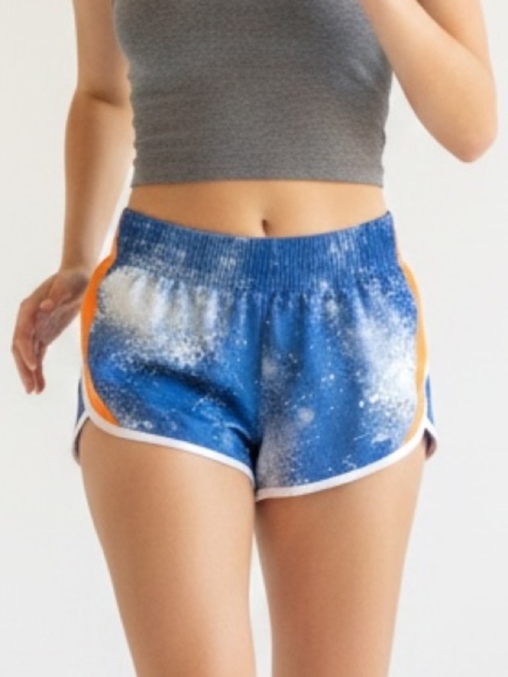 Nike Tempo Dri-FIT Running Shorts Blue Orange Women’s XS